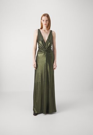 CASSANDRA GOWN IN SEQUIN - Galajurk - seaweed