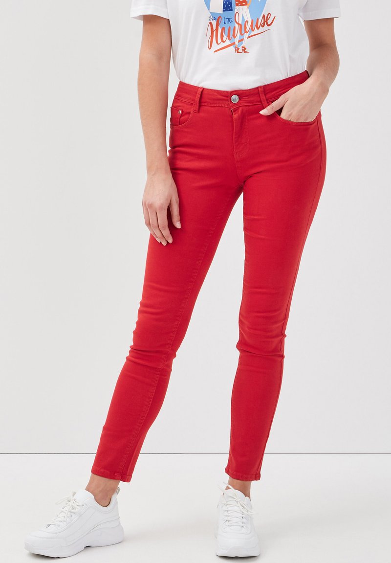 Cache Cache 5-POCKET - Jeans Skinny Fit - rouge