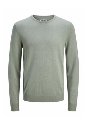 JJEEMIL CREW NECK - Strickpullover - iceberg green