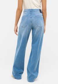 MUSTANG Damesjeans broek Style Medley Wide Leg, blauw, 29W / 30L MUSTANG Damesjeans broek Style Medley Wide Leg, blauw, 29W / 30L