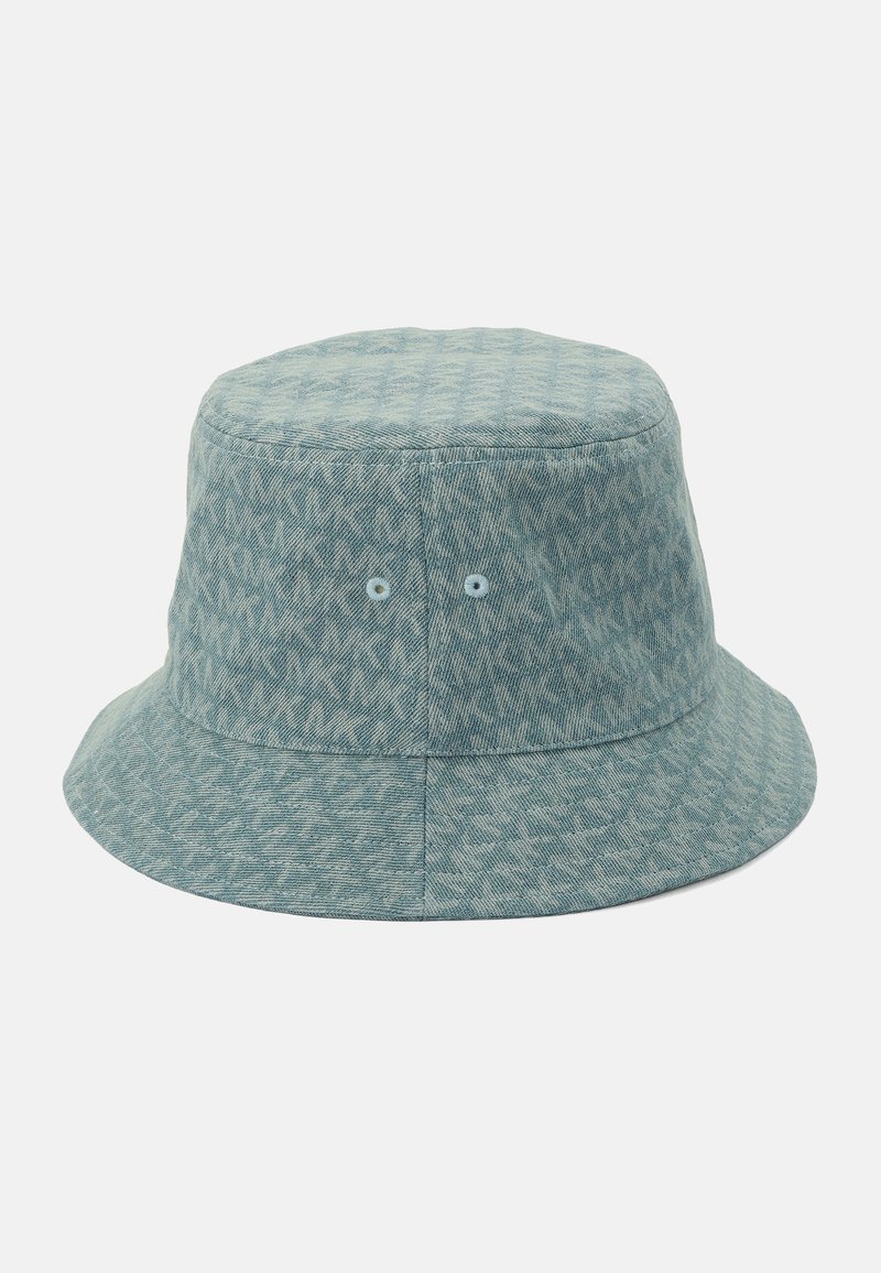 Michael Kors Light Blue Monogram Bucket Hat for Women Michael Kors Blue Hats for Women for sale | eBay main image 4