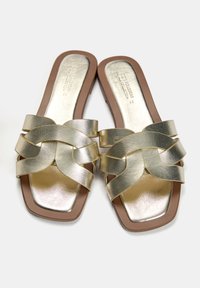 PULL&BEAR Mules - gold coloured