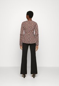 IN THE STYLE JAC JOSSA FLORAL LONG SLEEVE BLOUSE - Camisola de manga comprida - black