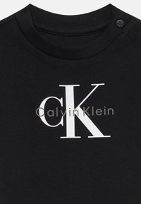 Calvin Klein Jeans MONOGRAM UNISEX - Marškinėliai su spaudiniu - black