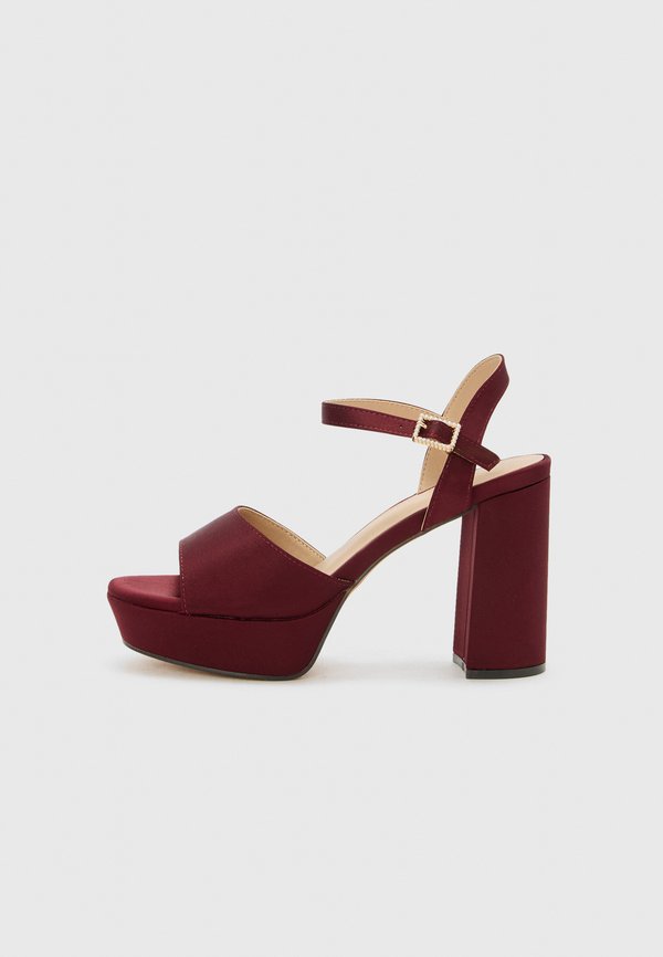 High Heel Sandalette - bordeaux