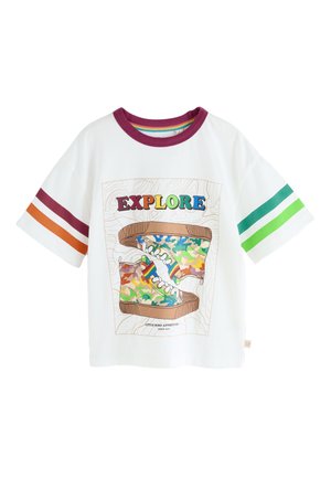 Little Bird REGULAR FIT SHORT SLEEVE - Trükipildiga T-särk - white