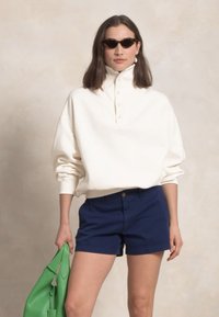 Polo Ralph Lauren VINTAGE FLEECE KNIT SWEATSHIRT - Melegítőfelső - deckwash white