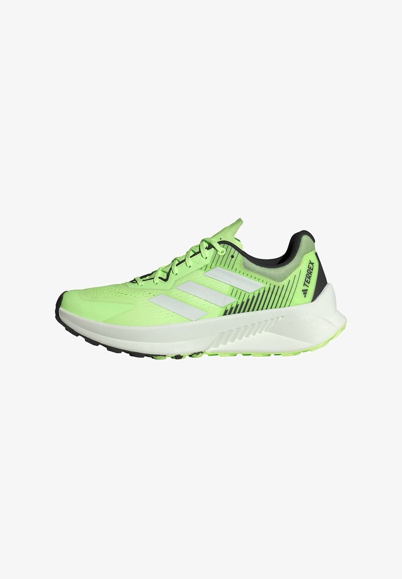 Adidas Terrex SOULSTRIDE FLOW - Trail running shoes - green spark ...