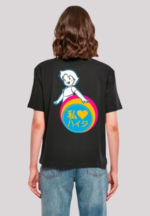 HEIDI HEROES OF CHILDHOOD - Print T-shirt - schwarz