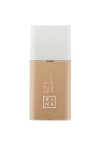 Fundamentflaske med en beige kropp og et hvitt lokk. Etiketten viser "621" og "THE EVERY-SINGLE-DAY FOUNDATION SPF 20" med fet skrift.