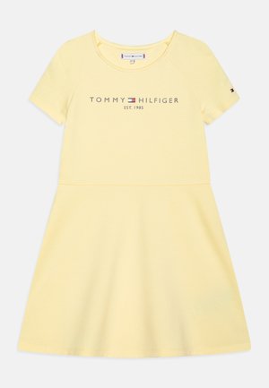 Tommy Hilfiger PUNTO FIT FLARE  - Robe en jersey - lemon zest