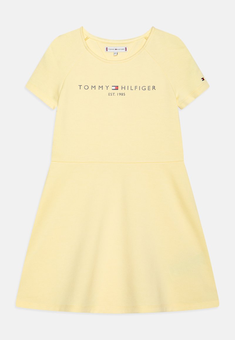 Tommy Hilfiger PUNTO FIT FLARE  - Robe en jersey - lemon zest