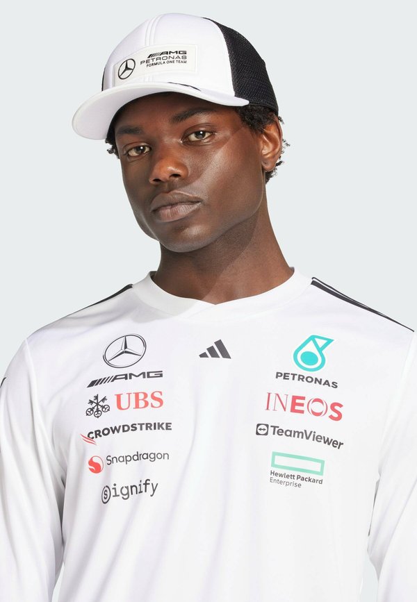 MERCEDES - AMG PETRONAS FORMULA ONE TEAM DRIVER LONG SLEEVE WHITE MEN - Long sleeved top4