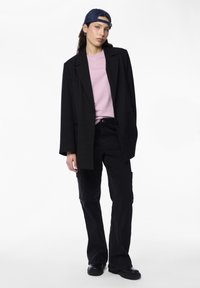 Pieces PCRIA SOLID TEE - Paprasti marškinėliai - dawn pink