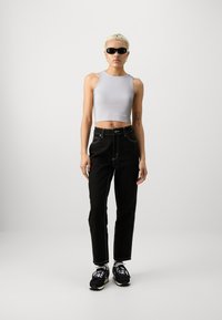 Pegador AYLA CROP - Topper - washed sky grey white
