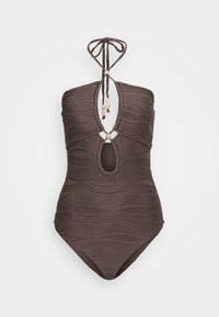 Malina IDALIA BANDEAU CUT OUT SWIMSUIT - Uimapuku - chocolate