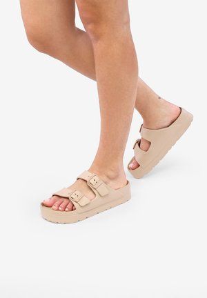 Bosanova CON PLATAFORMA - Chanclas de baño - beige