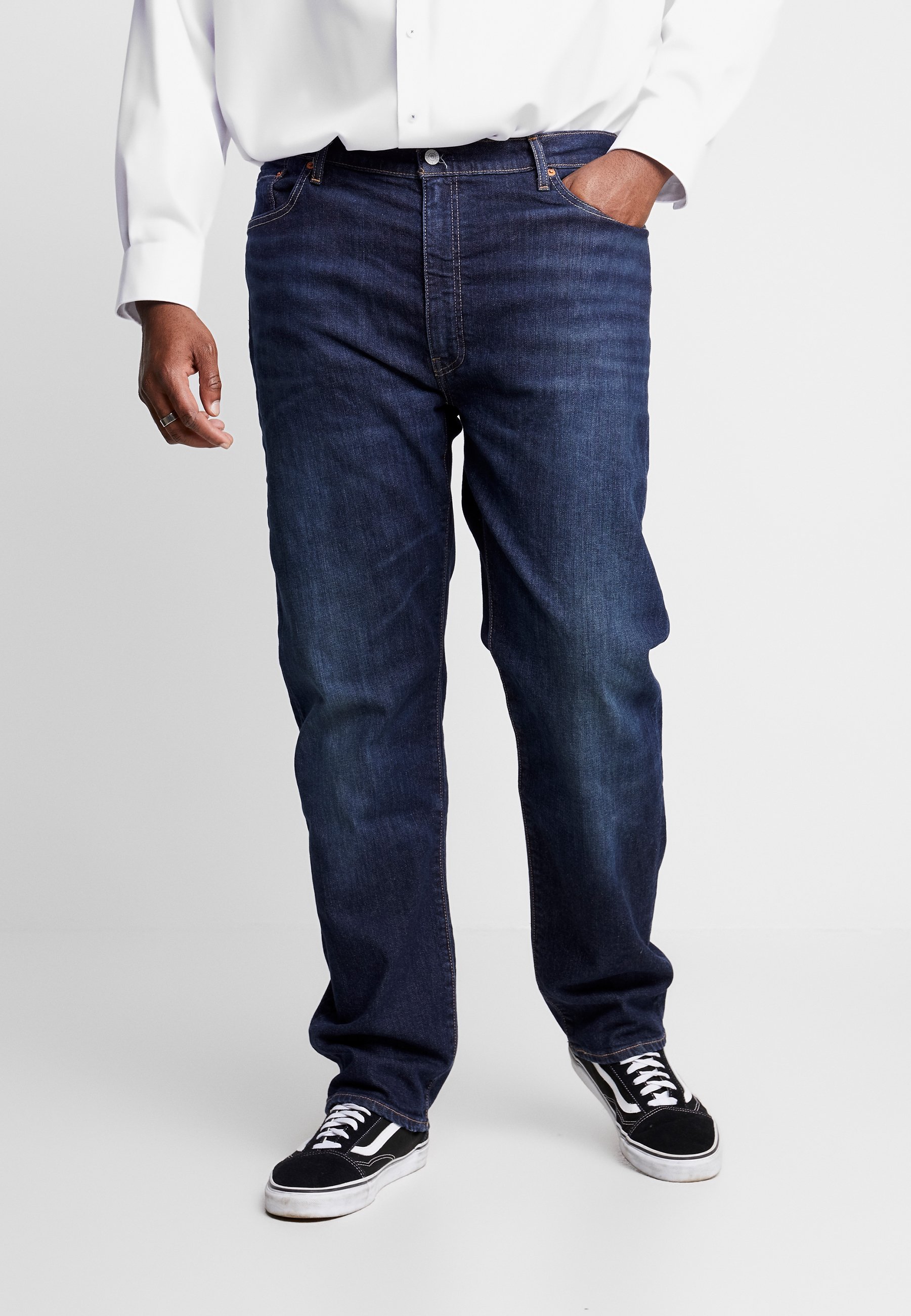Levi's® Plus 502™ TAPER - Siaurėjantys džinsai - biologia adv/tamsiai  mėlynų džinsų - Zalando.lt