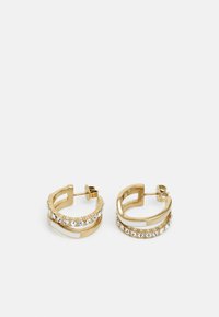 PERFECT LIAISON - Pendientes - yellow gold-coloured/white