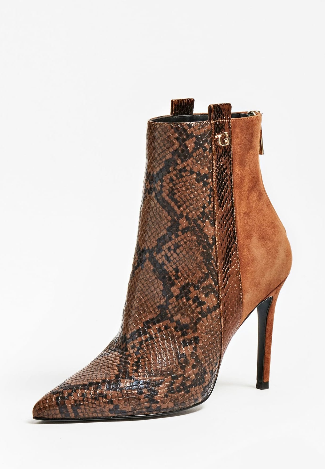 Guess Enkellaarsjes met hoge hak - braun/Bruin - Zalando.nl