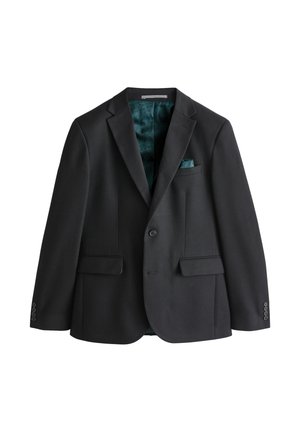 Next SLIM FIT TEXTURED - Anzugsakko - black