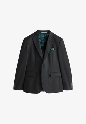 Next SLIM FIT TEXTURED - Uzvalka žakete - black