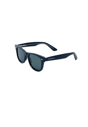 GAFAS DE SOL UNISEX NEGRAS BRILLANTES CON LENTES VERDES POLARIZADAS - Gafas de sol - black