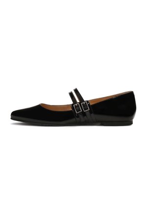 Kazar LENA - Ankle strap ballet pumps - black