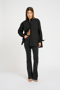 Gestuz NOELLE SHIRT - Pogājama blūze - black