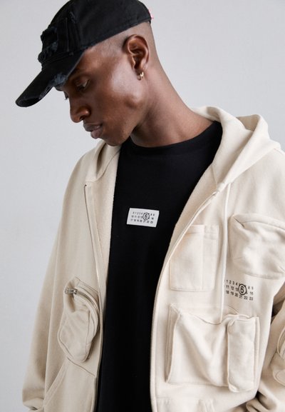 MM6 Maison Margiela Zip-up sweatshirt - chalk