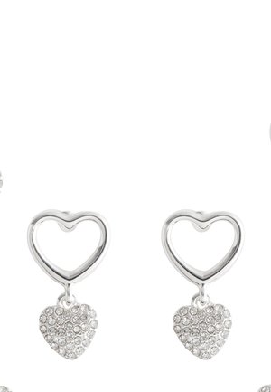 Next HEART DROP SPARKLE STUD - Örhänge - silver tone