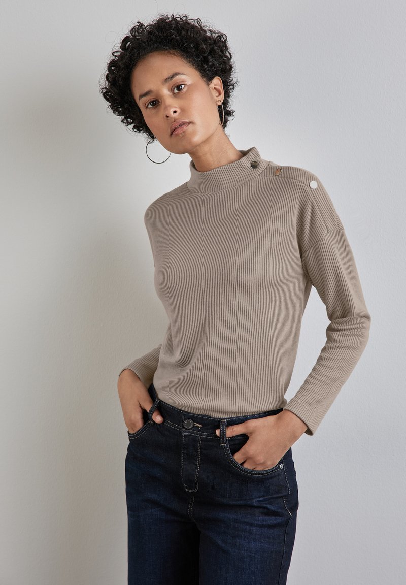 Street One - STRUKTUR - Jumper - beige, Enlarge