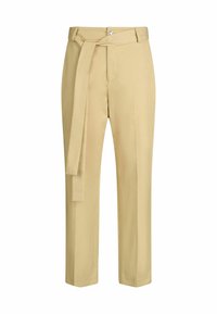WITH BELT - Chino stiliaus kelnės - beige
