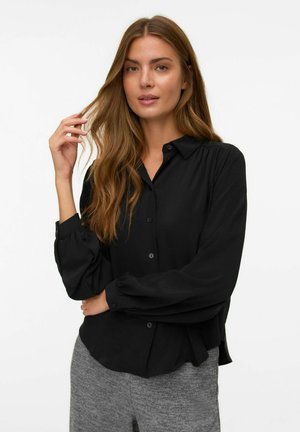 VMANI LS GA - Nööpidega pluus - black