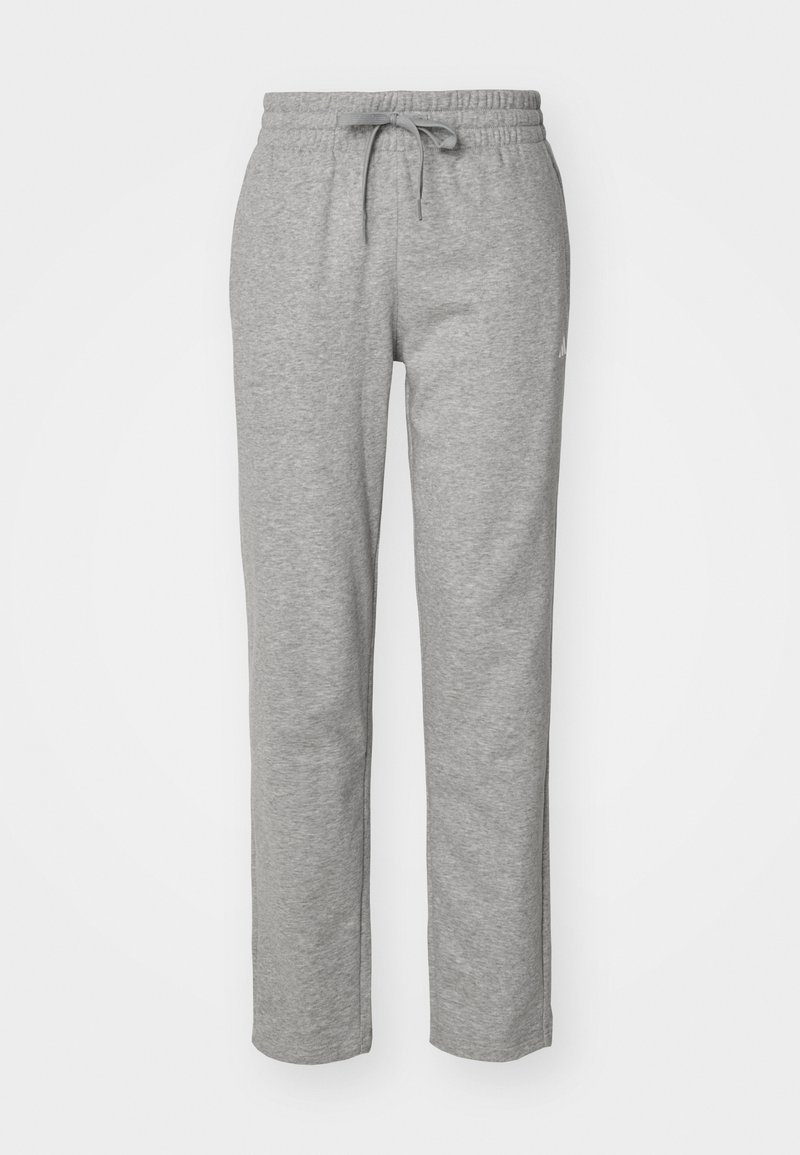 adidas Sportswear ESSENTIALS SMALL LOGO FEEL COZY OPEN HEM PANT - Calças de fato de treino - medium grey heather