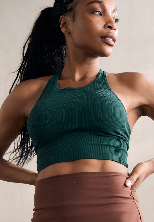 SEAMLESS SPORTS - Top - dark pine