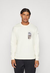Adidas Terrex NATIONAL GEOGRAPHIC UNITEFIT GFX TEE LS - Hosszú ujjú felső - ivory