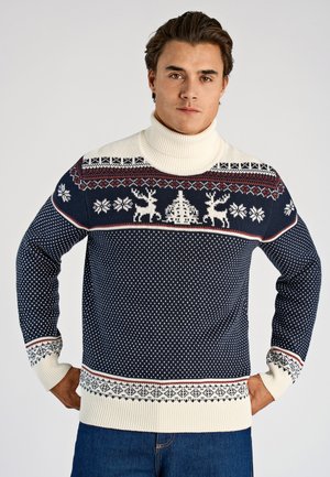 Lindbergh HOLIDAY ROLL-NECK - Trui - dk navy