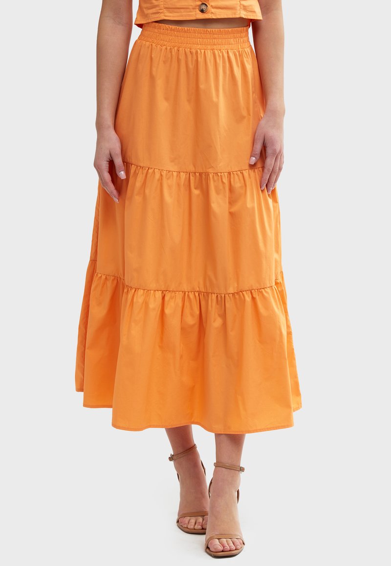Damen Jeansröcke | INFLUENCER A-Linien-Rockmango/orange - AN99932 Damen Jeansröcke | INFLUENCER A-Linien-Rockmango/orange - AN99932