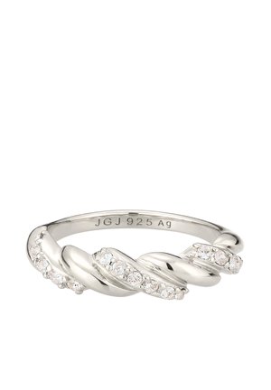 TWISTED LOOK MIT KRISTALLEN VON SWAROVSKI - Ringe - silver-coloured