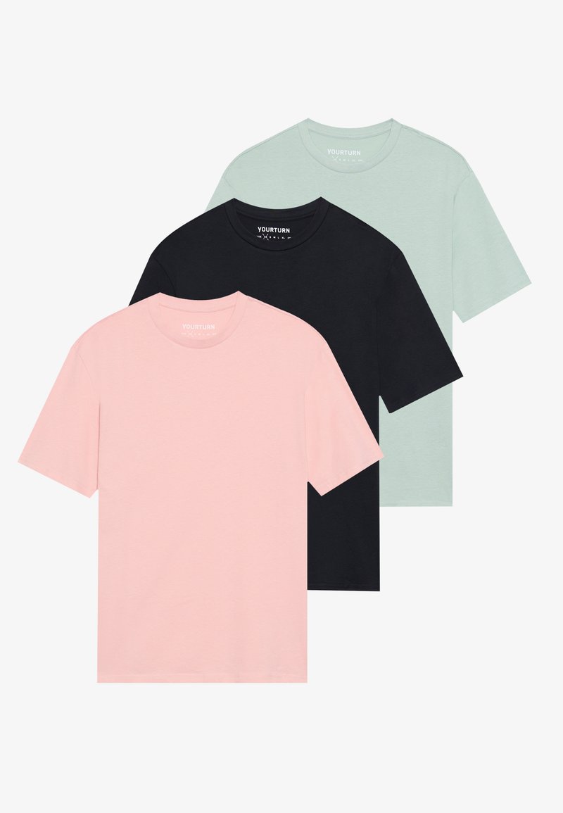 YOURTURN T-shirt basic zwart YOURTURN T-shirt basic zwart