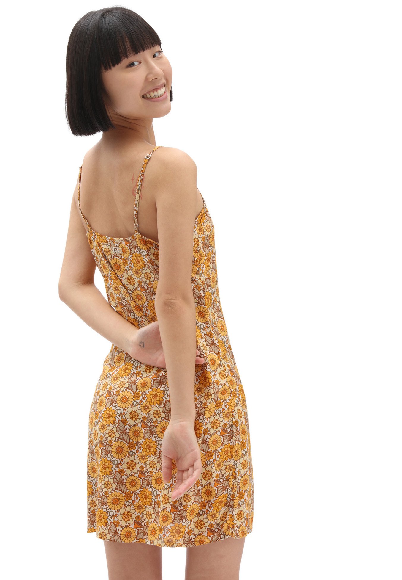 Vans WM TRIPPY FLORAL DRESS - Vestito estivo - trippy floral/senape -  Zalando.it
