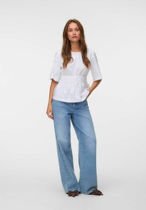 Vero Moda, BLUSE VMLOTUS TOP - Blouse - bright white