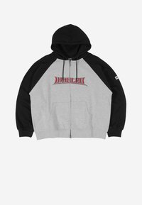 PUSHER BOXY ZIP UNISEX - Vetoketjullinen college - black/ash grey