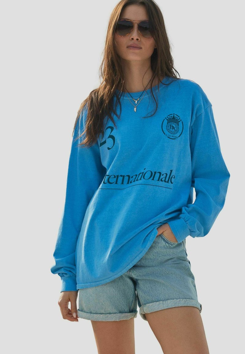 Next Pikkade varrukatega topp - blue