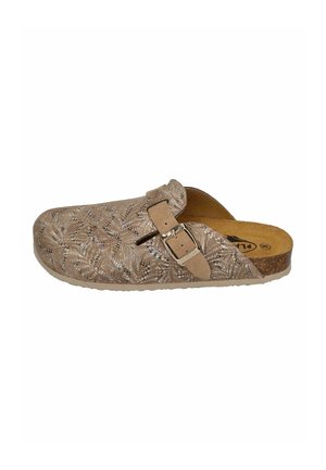 Mules - beige fango