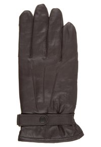 Barbour BURNISHED GLOVES - Rukavice - dark brown