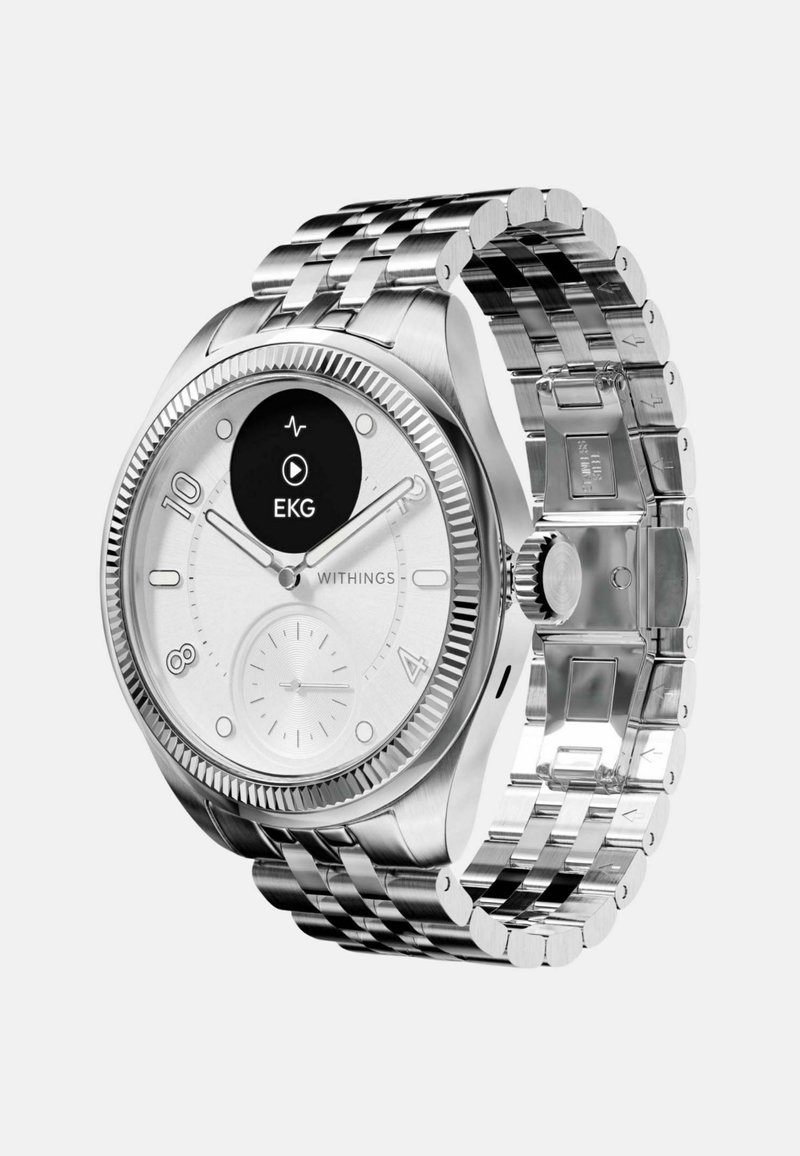 Withings Digitaluhr silberfarben