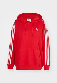 Oversize Hoodie Kapuzenshirt Damen Rot Adidas Originals ADICOLOR