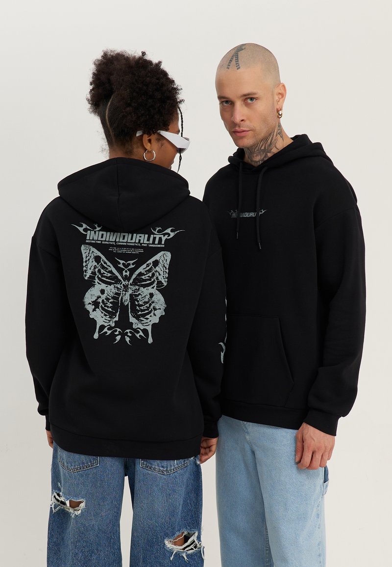 YOURTURN UNISEX - Hoodie - black